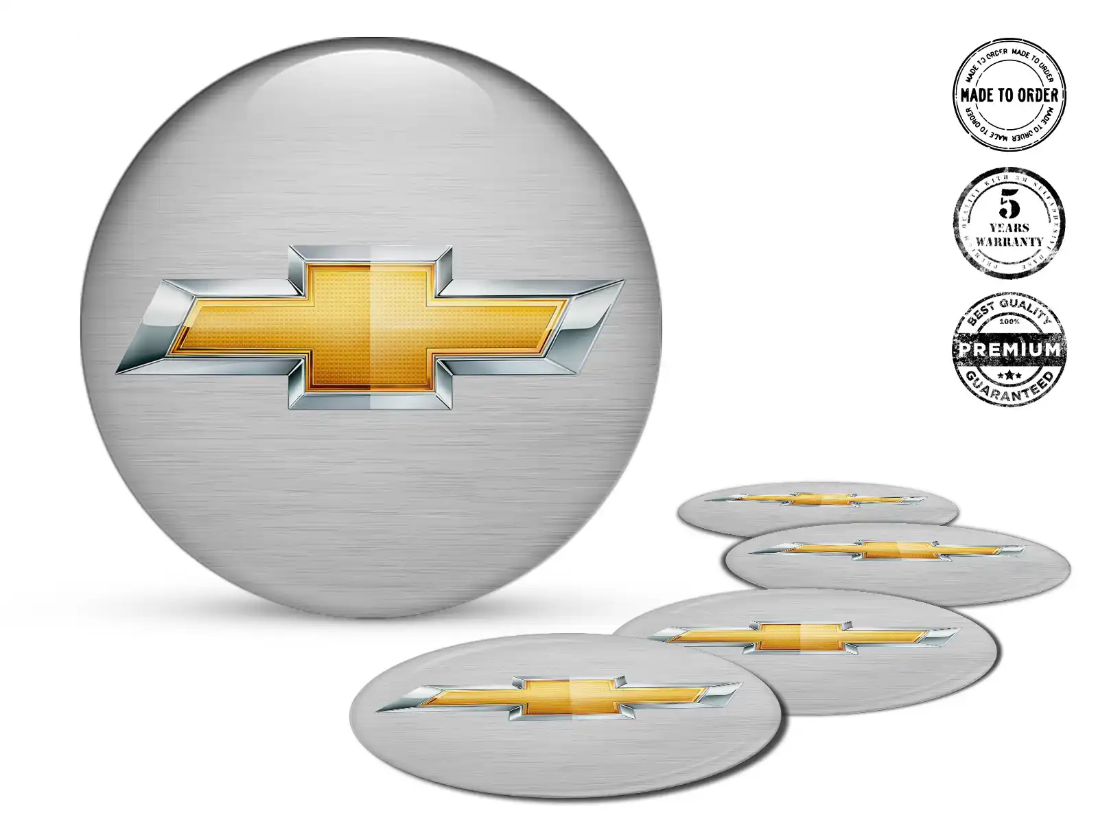 Chevrolet  Aufkleber auf Rädern Premium Dome Labels